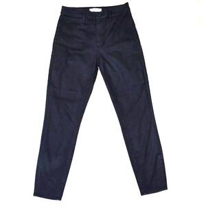 Articles of Society Halley Black Coated High Rise Skinny Jeans Sz 28